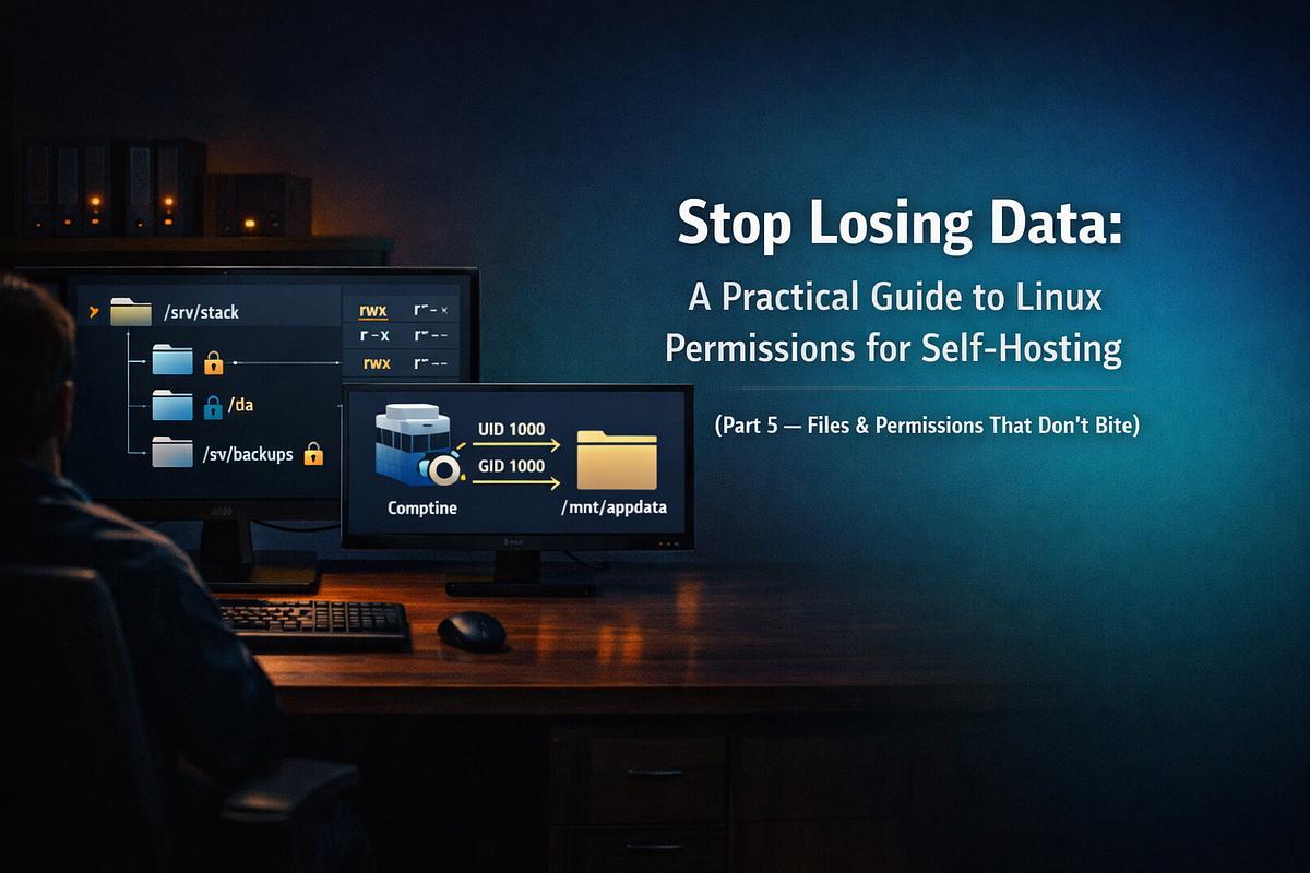 Image of: Self-hosting without panic (5/12): Stop losing data. A practical guide to Linux permissions