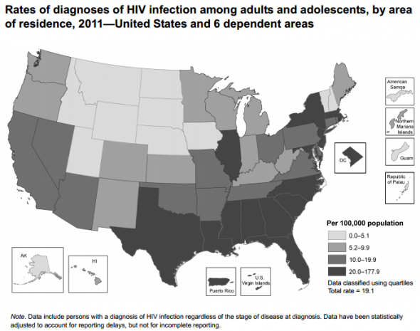 Hiv Infection Is Most Concentrated In The South, Where -9027