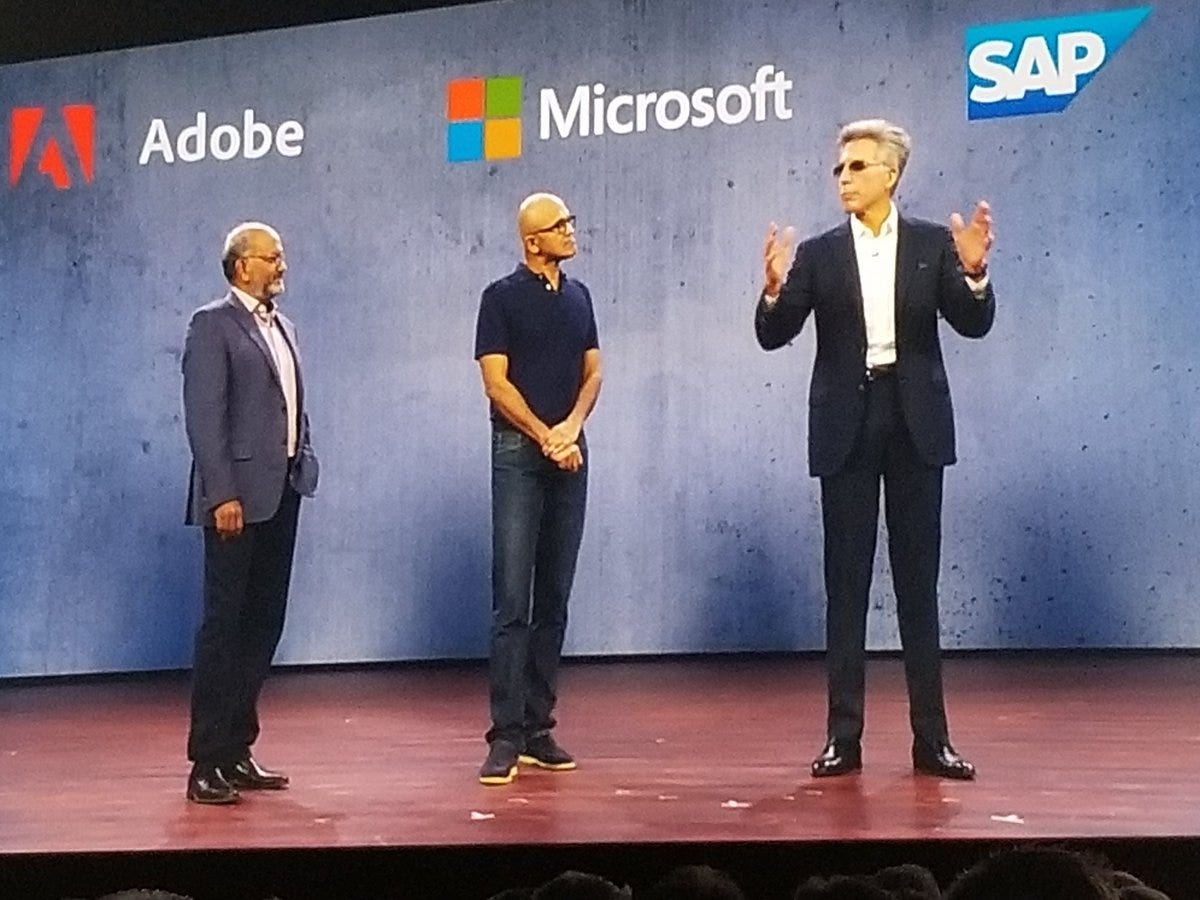 Where is Salesforce? Microsoft, Adobe and SAP team on Open ...