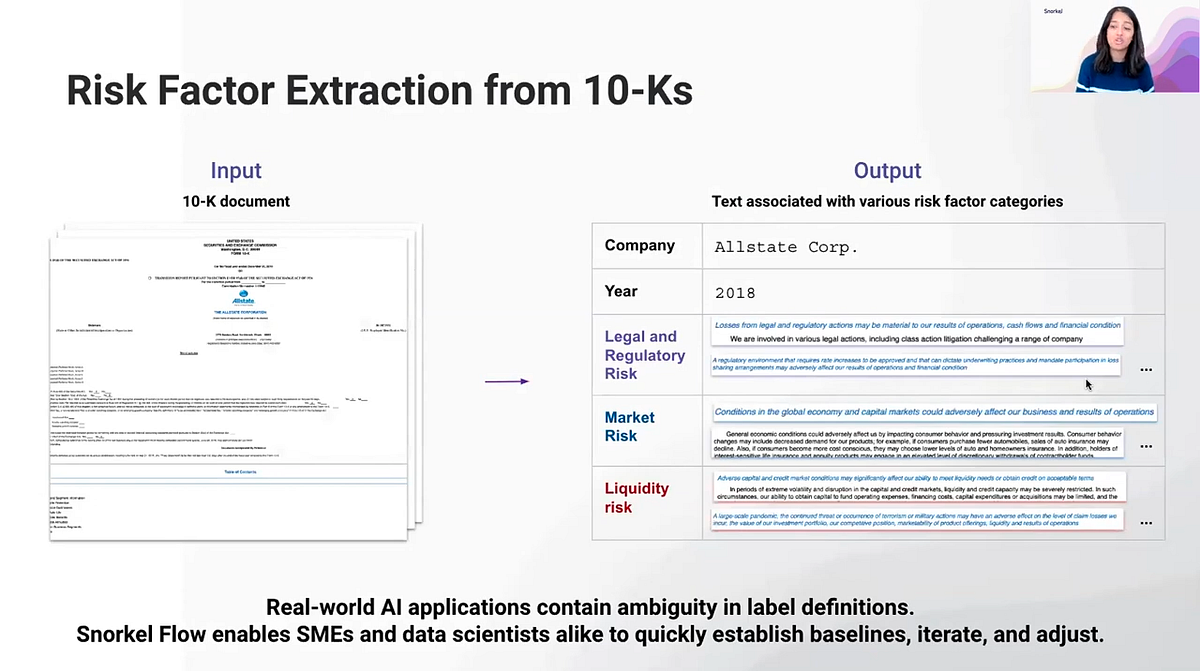 10-Ks information extraction case studies