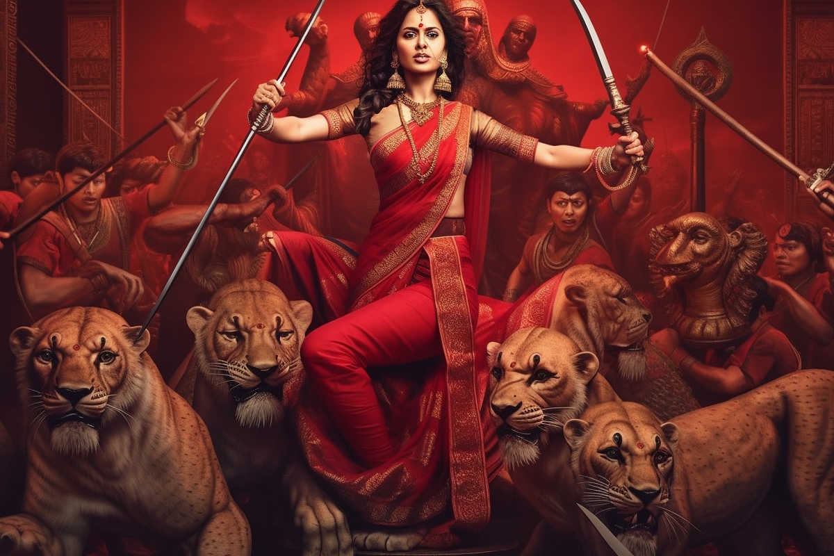 The Power of Intellect: How Goddess Durga Outsmarted Evil | A ChatGPT + Midjourney Story Series