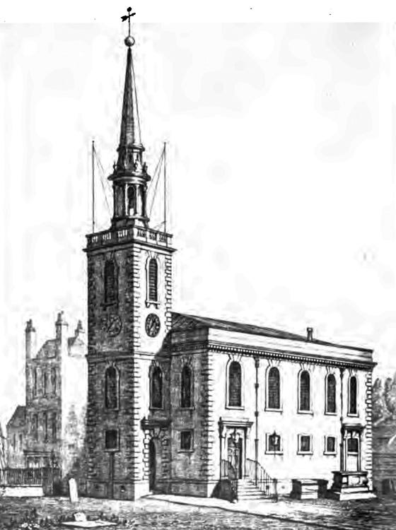 St Mary’s, Rotherhithe, c1740