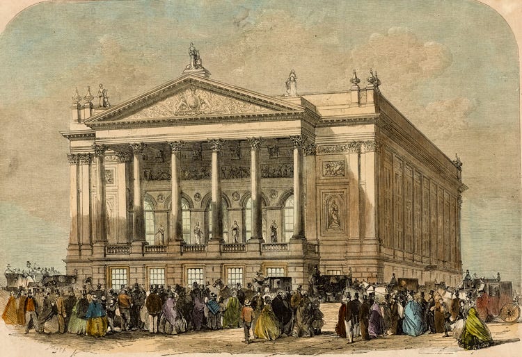 Covent Garden Theatre, 1858