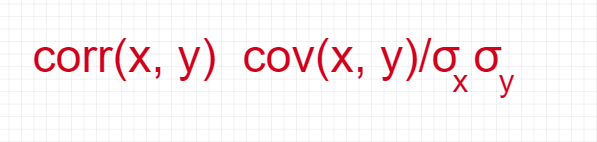 Figure 13: Equation of the correlation matrix.