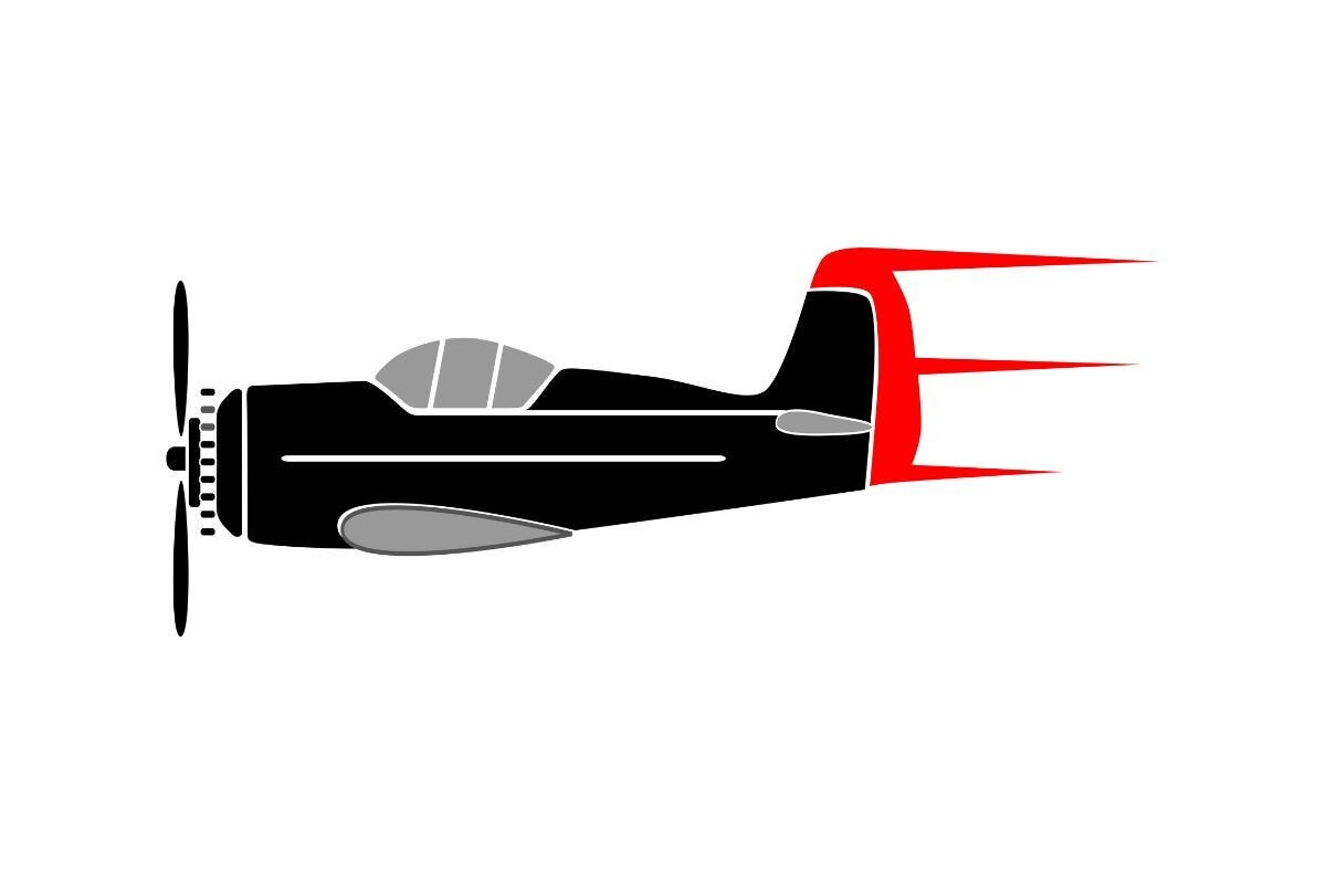 Airplane Icon (Printable Illustrations)