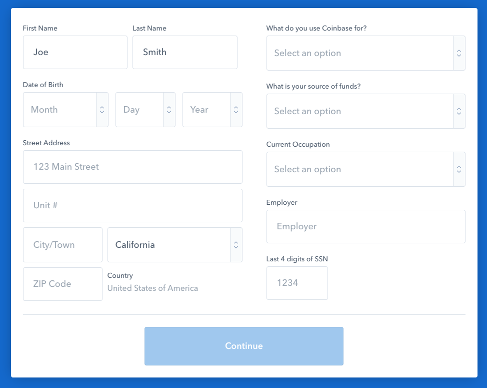 how to change password in coinbase