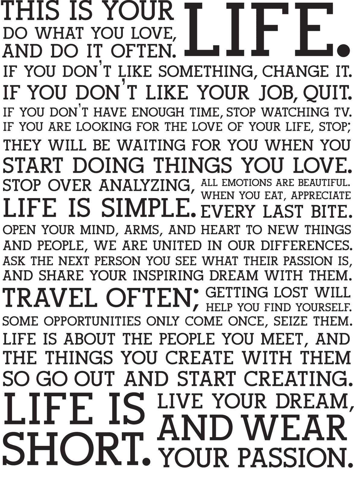 The Very Amazing Holstee Manifesto 