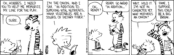 Calvin and Hobbes! My fav comic.