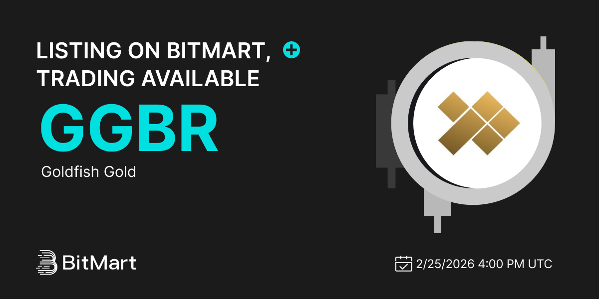 Goldfish Gold (GGBR), Listed on BitMart Exchange