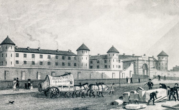 Millbank Penitentiary, 1829