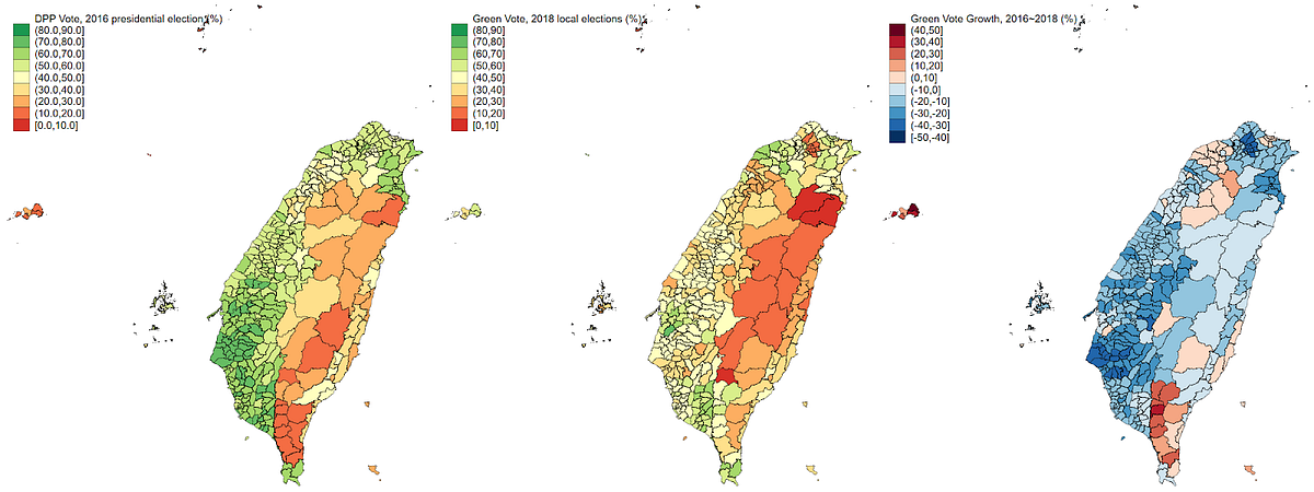 素顏台灣：2018年地方大選與公投結果分析 – Yang, Kuang-shun （楊光舜） – Medium