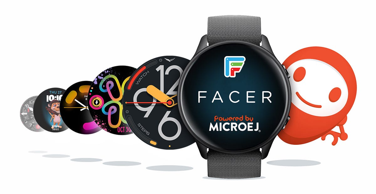 Facer and MicroEJ Team Up to Bring Over 500,000 Watch Faces to RTOS Smartwatches