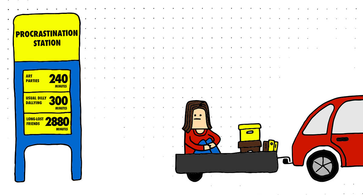 UX Academy Journey — Week 3: Hitching A Ride Out Of Procrastination Station