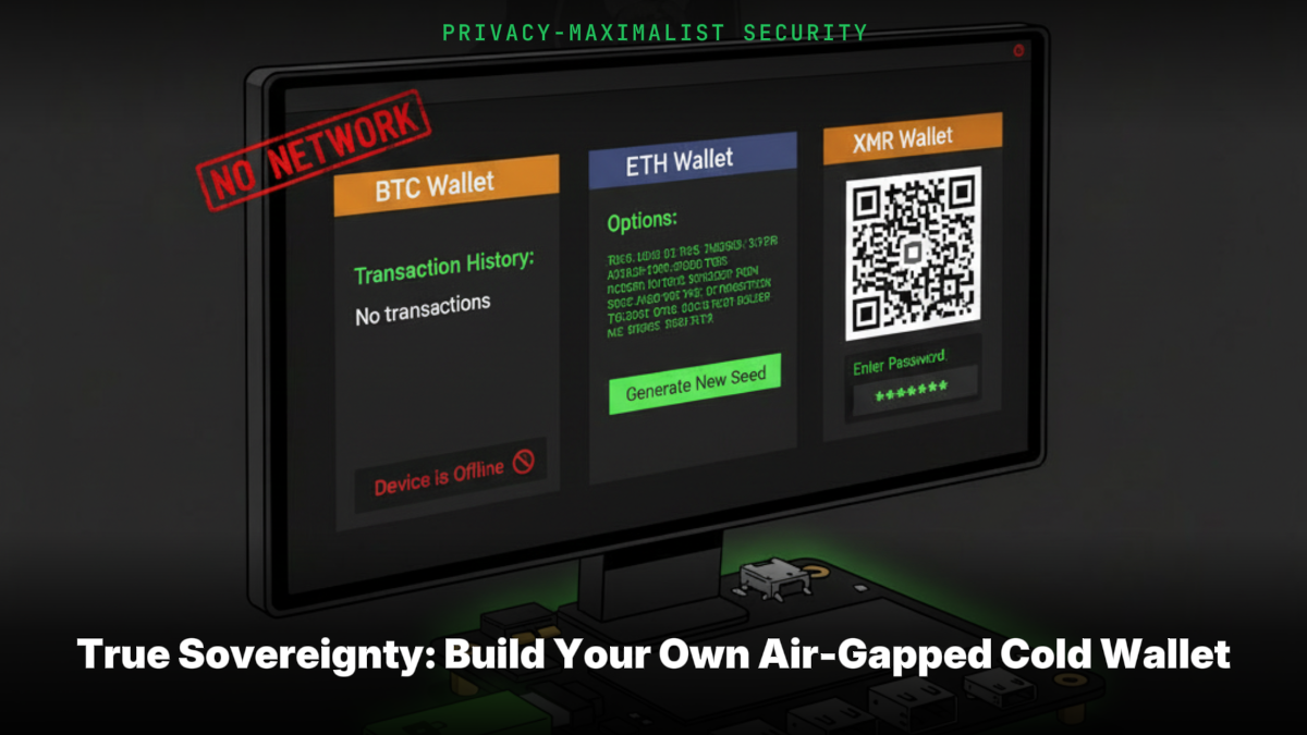 True Satoshi-Maximalist Alternatives: Ditch the Brands, Build Your Own Air-Gapped Setup