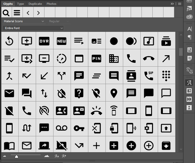 How to include icons in your Photoshop/Illustrator designs