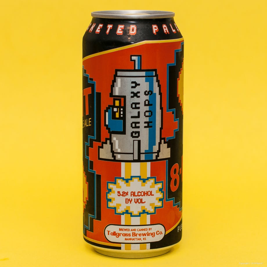 Tallgrass Brewing 8Bit Pale Ale Review beer47