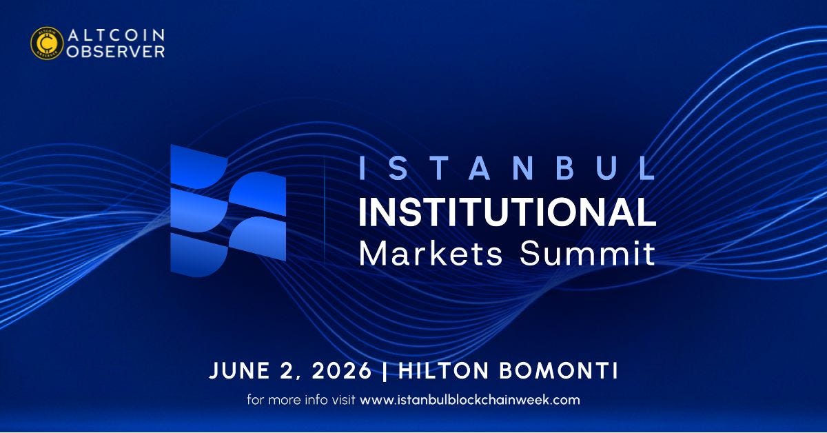 Istanbul Blockchain Week Launches Institutional Markets Summit: Pioneering Institutional Adoption…