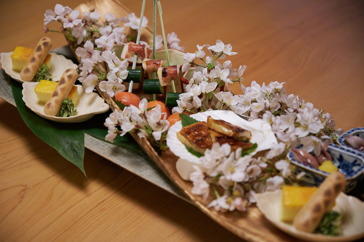 御料理ふじ居的華麗八寸