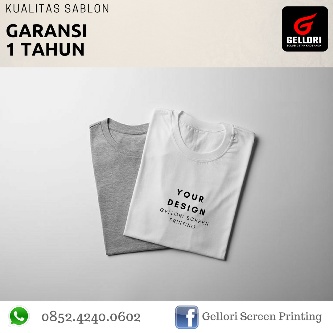 Sablon Baju Kaos Di Makassar WA085242400602 Sablon Baju