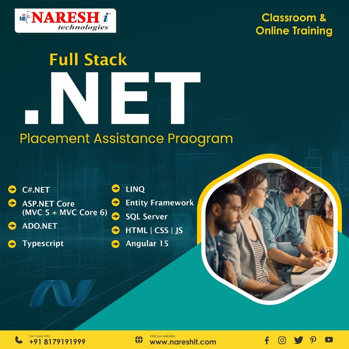Full Stack Dot Net Placement Assistance Praogram Online Training