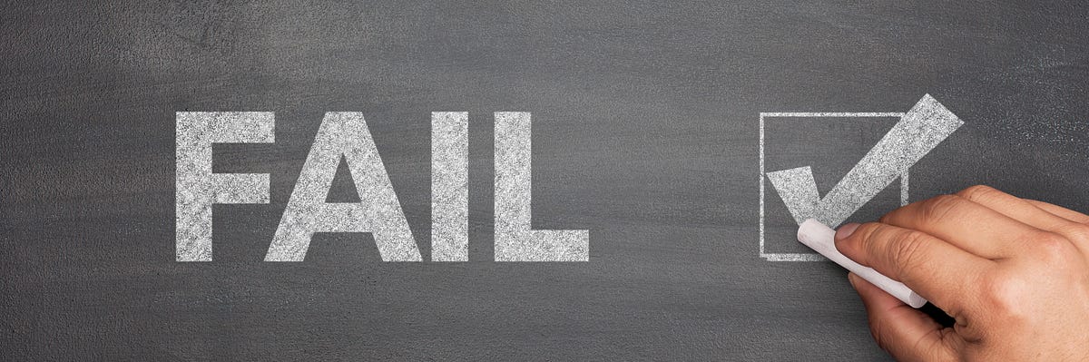 My first failure in becoming a designer