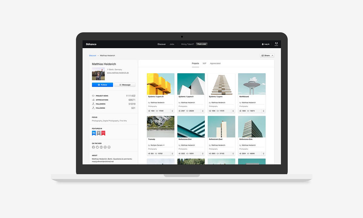 Designing Adobe Portfolio. Andrew Couldwell Medium