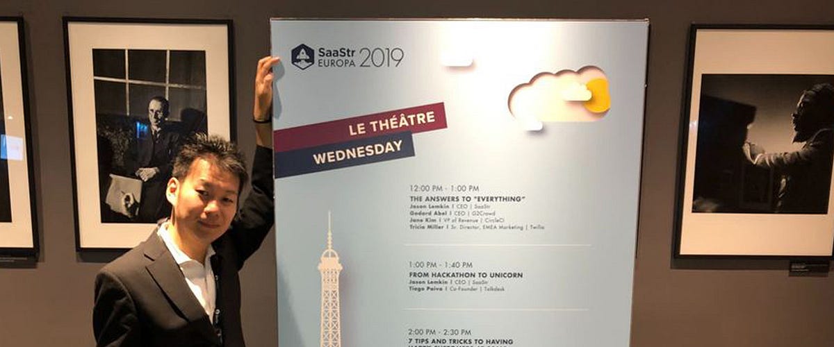 Learnings from SaaS and startup events in Europe