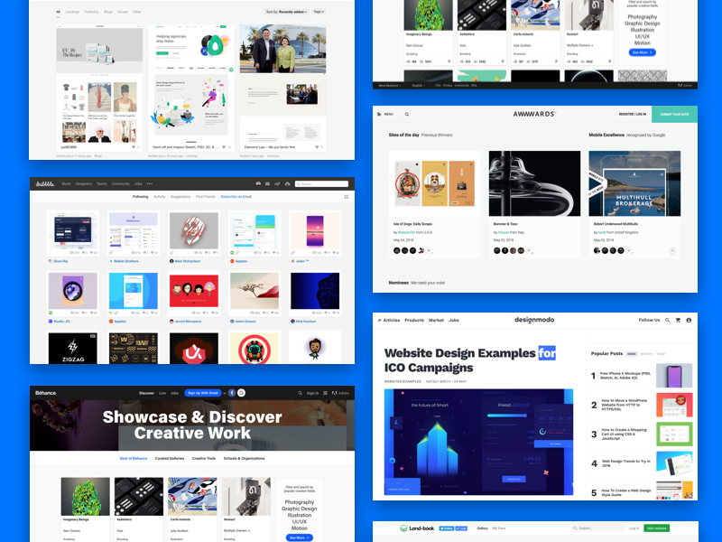 The Best Inspirational UI UX Design Websites Julio Castellano 