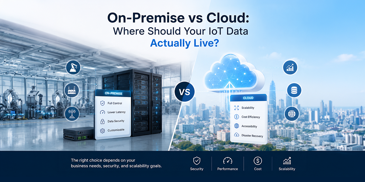On-Premise vs Cloud: Where Should Your IoT Data Actually Live?