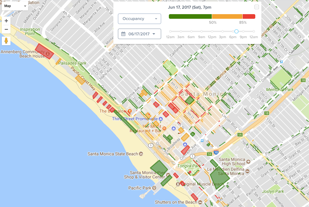 Mapping On and Off Street Parking In Santa Monica, CA