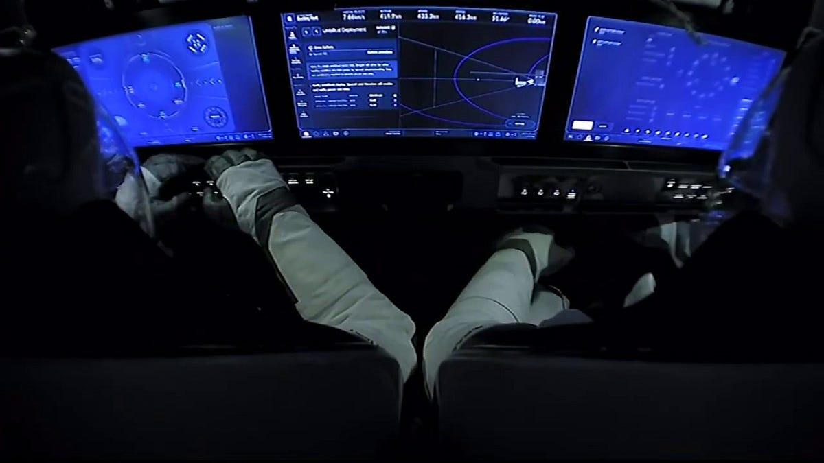 SpaceX modern guidance interface