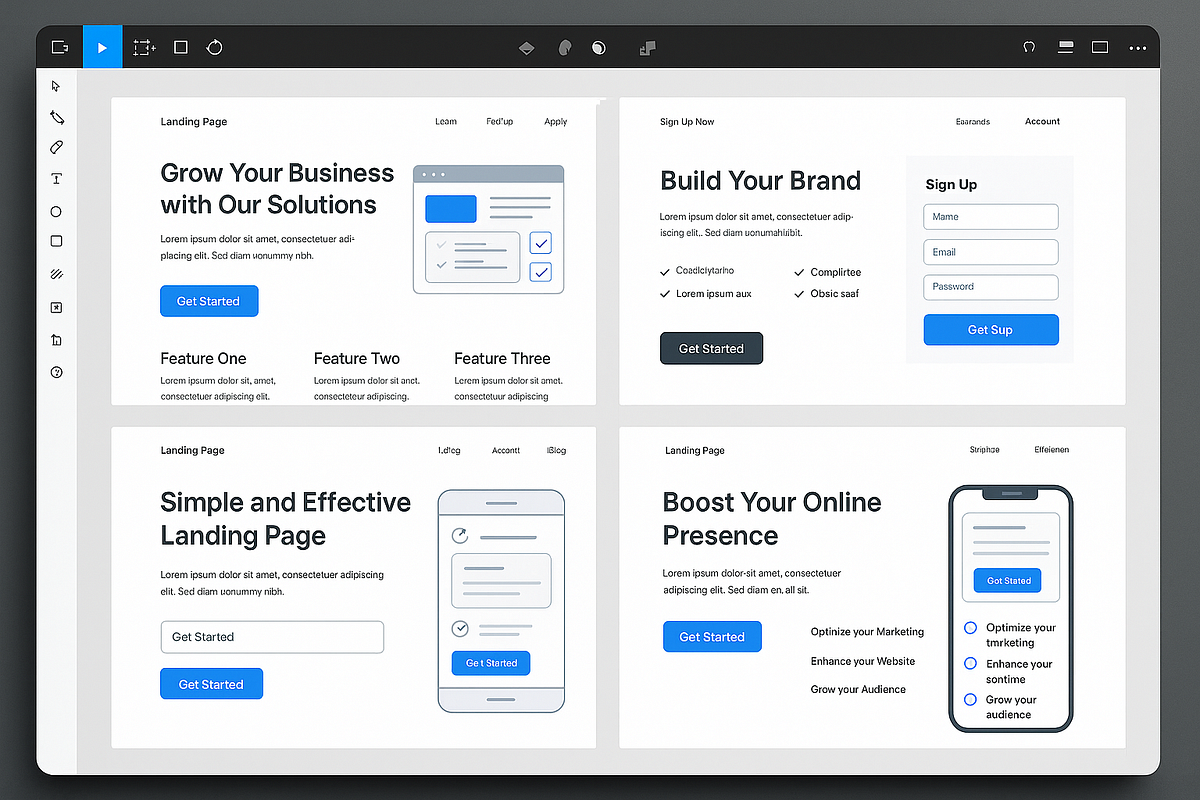“Collection of conversion-optimized funnel templates available inside FunnelCockpit for quick campaign launches.”
