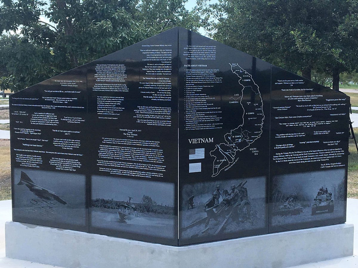 Vietnam Veterans Memorial Dedication Ceremony at Texas State Veterans ...