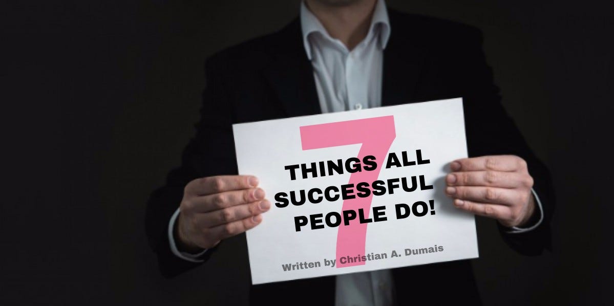 thing and success thing and success