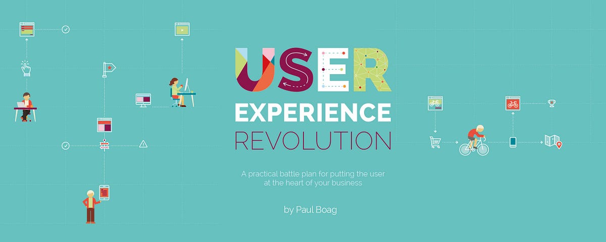 My design process of the ‘User Experience Revolution’ book cover