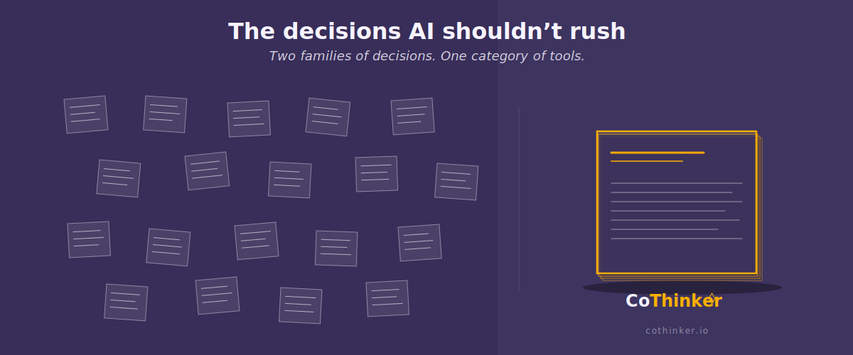 The decisions AI shouldn’t rush