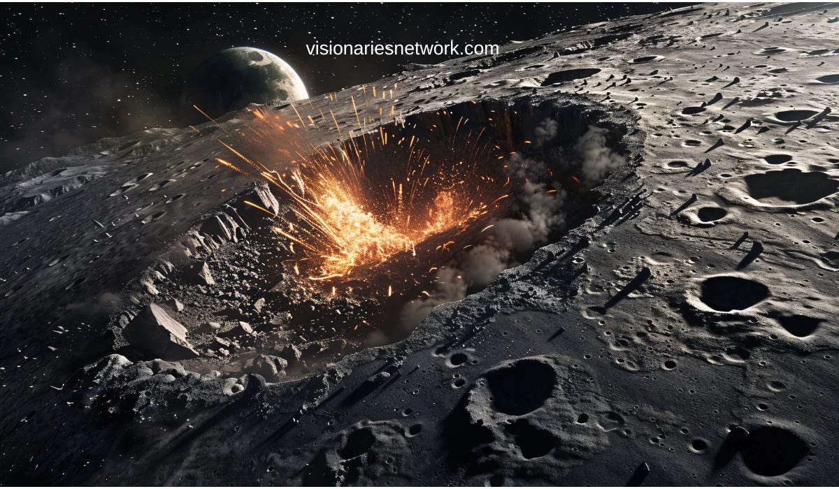SpaceX Rocket Debris Hits Moon Creating New Lunar Crater SpaceX Rocket Debris Hits Moon Creating New Lunar Crater