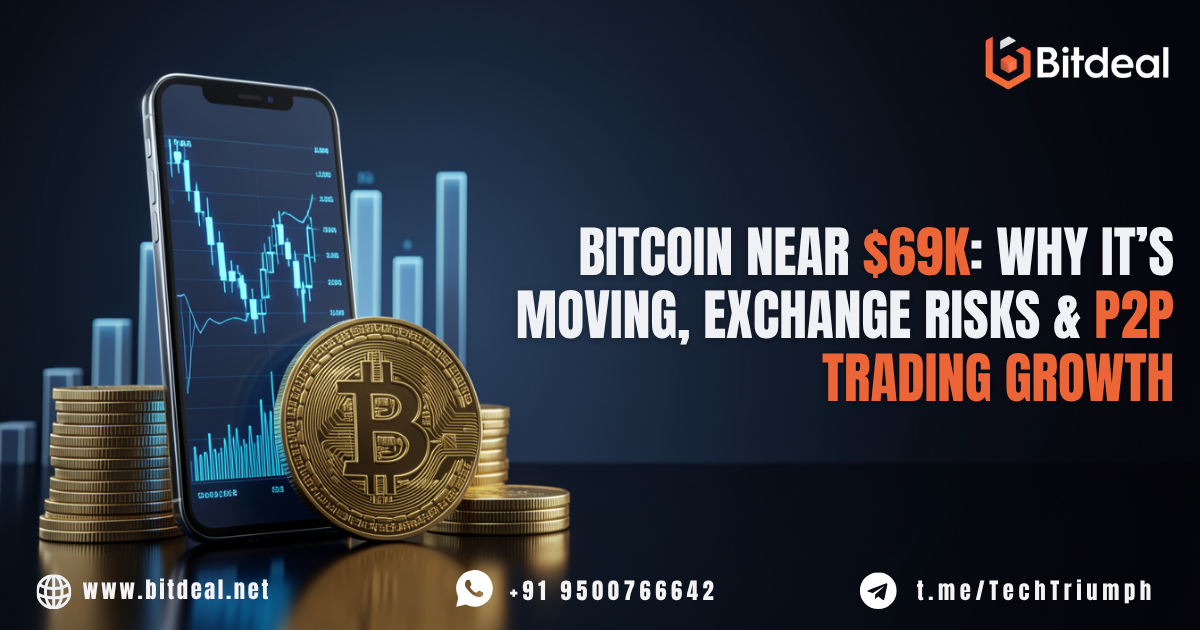 Bitcoin Near $69K: Why It’s Moving, Exchange Risks & P2P Trading Growth (2026 Crypto Market Trends)