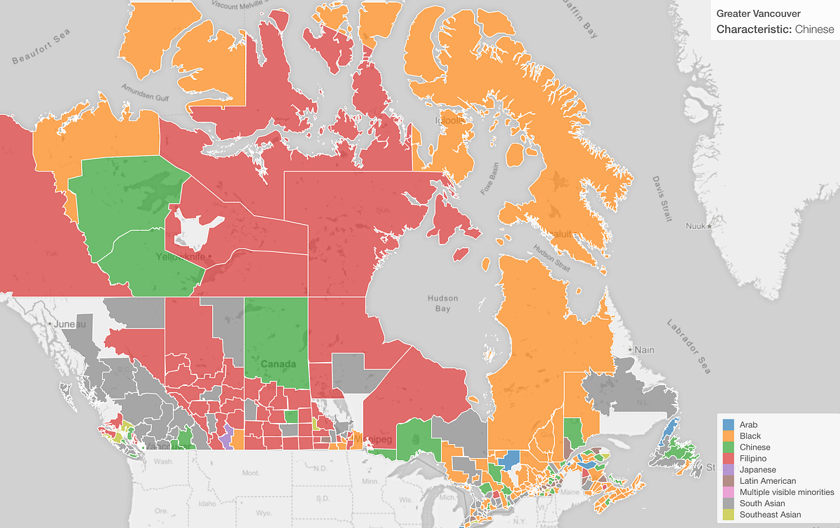 Where Minorities Live in Canada? learn data science