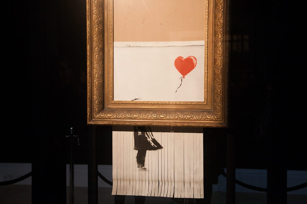 Banksy Didn’t Shred His Painting. The Art Market Did.