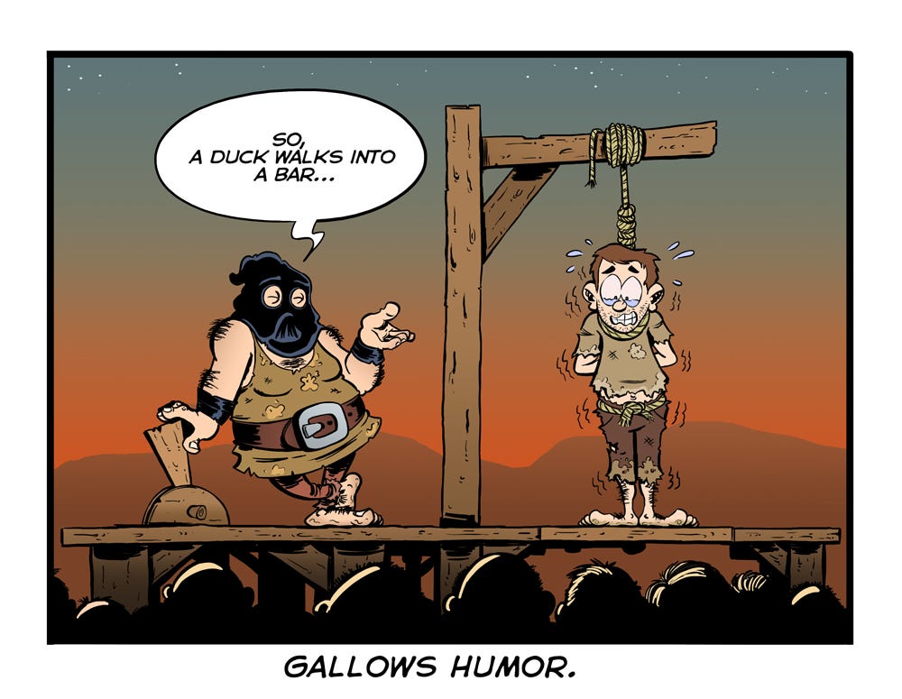 The Humor Behind the Gallows – Nick Eades – Medium