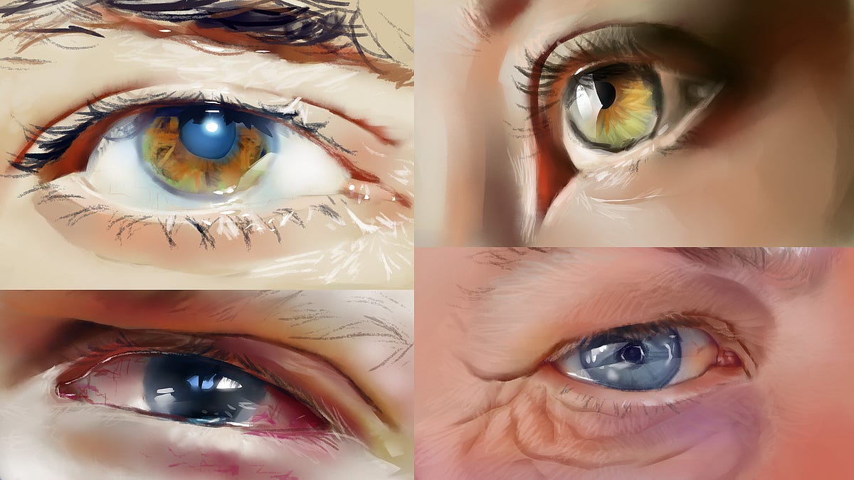 Some eye studies I have done from photos.