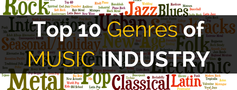 skam Misbruge bacon Top 10 genres of Music Industry. A music genre is a conventional… | by  GiGlue | GiGlue | Medium