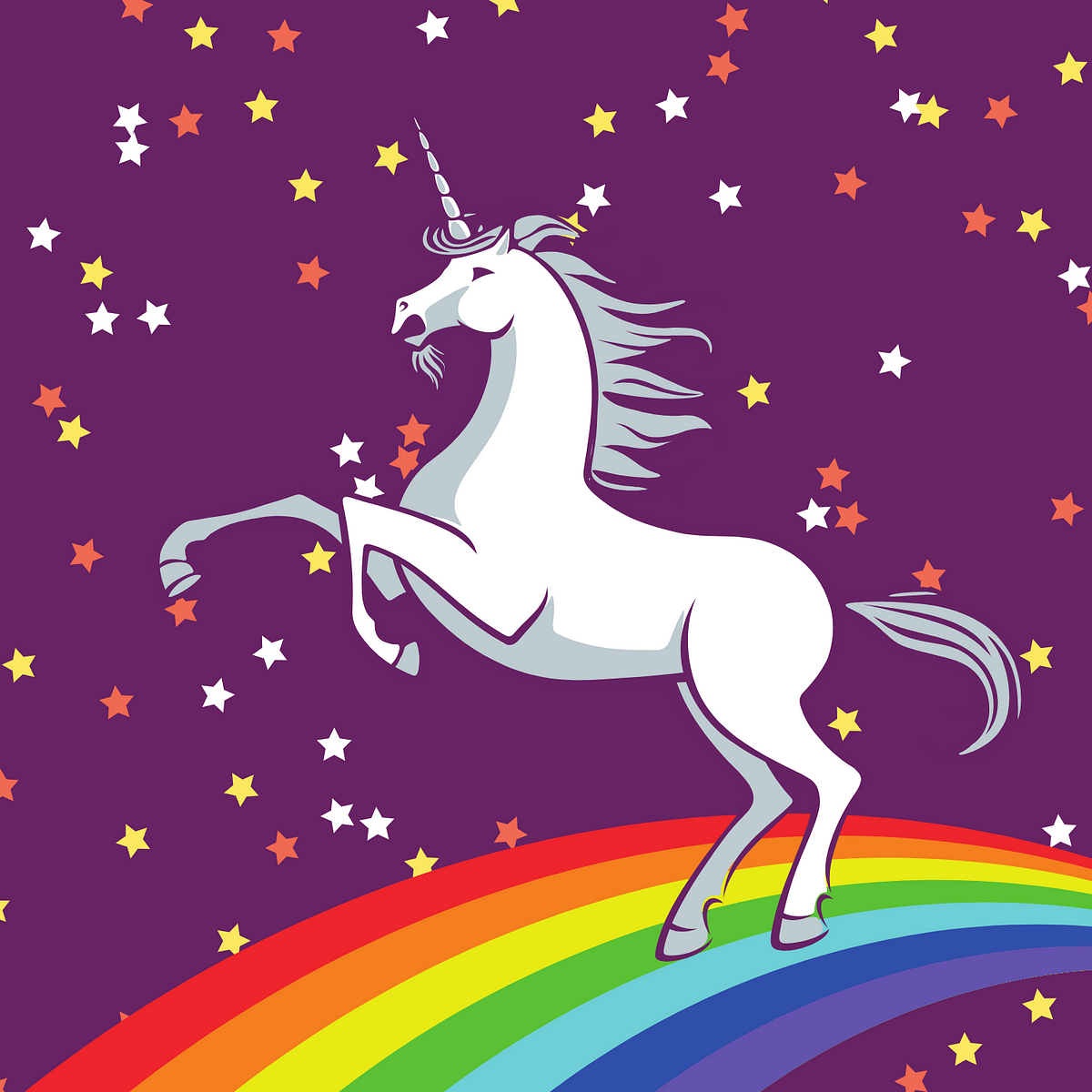 Rainbows and Unicorns - Medium