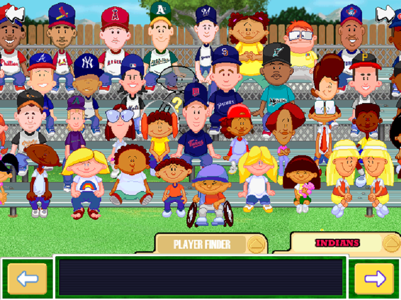 Backyard Baseball Lineup
