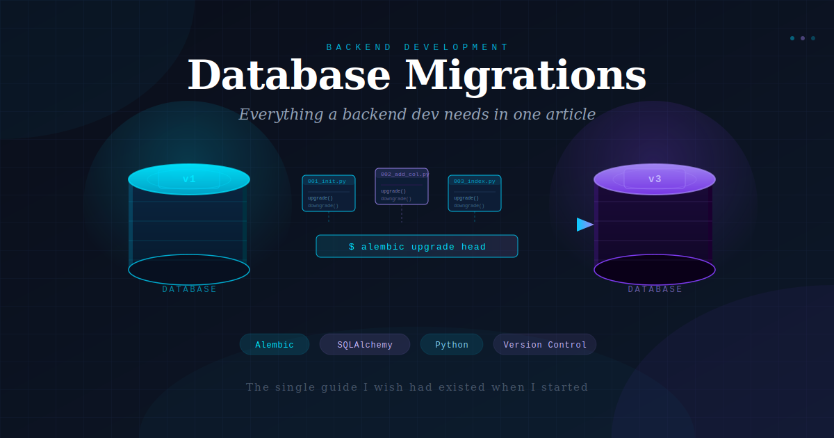 Database Migrations: Everything a Backend Dev Needs in One Article