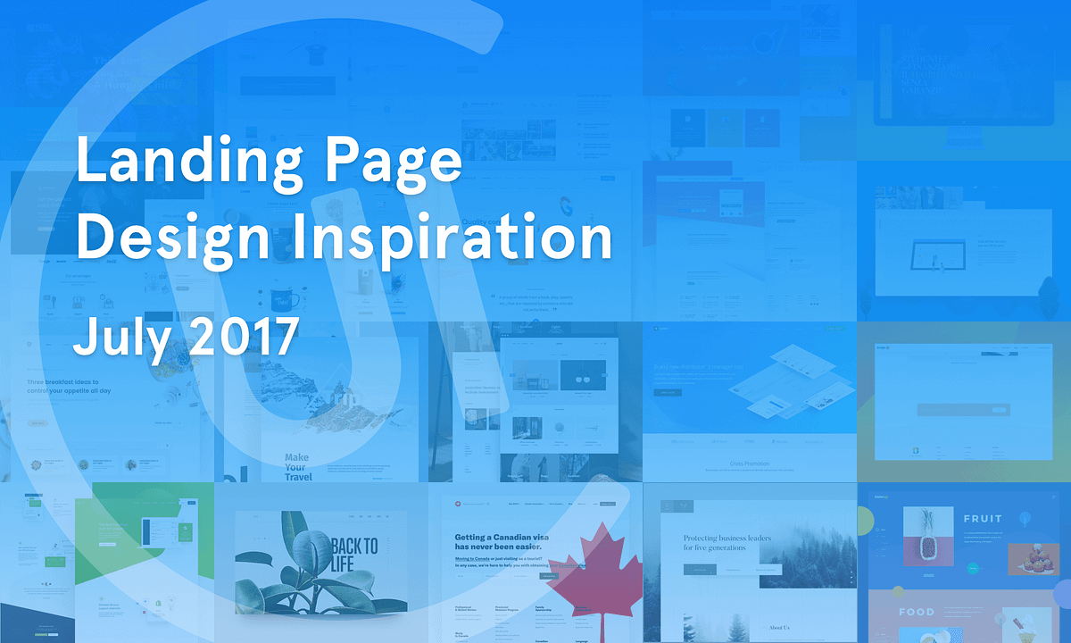 Landing Page Inspiration — July 2017 - Collect UI Design ...