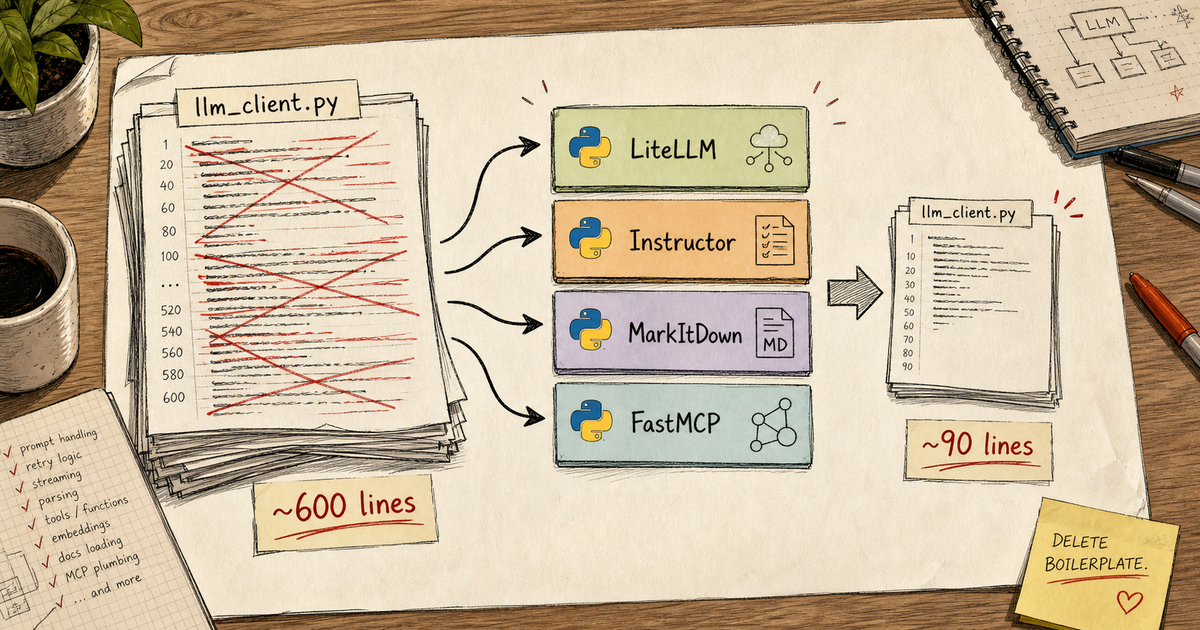 Four Python Libraries That Killed Most of My LLM Boilerplate in 2026