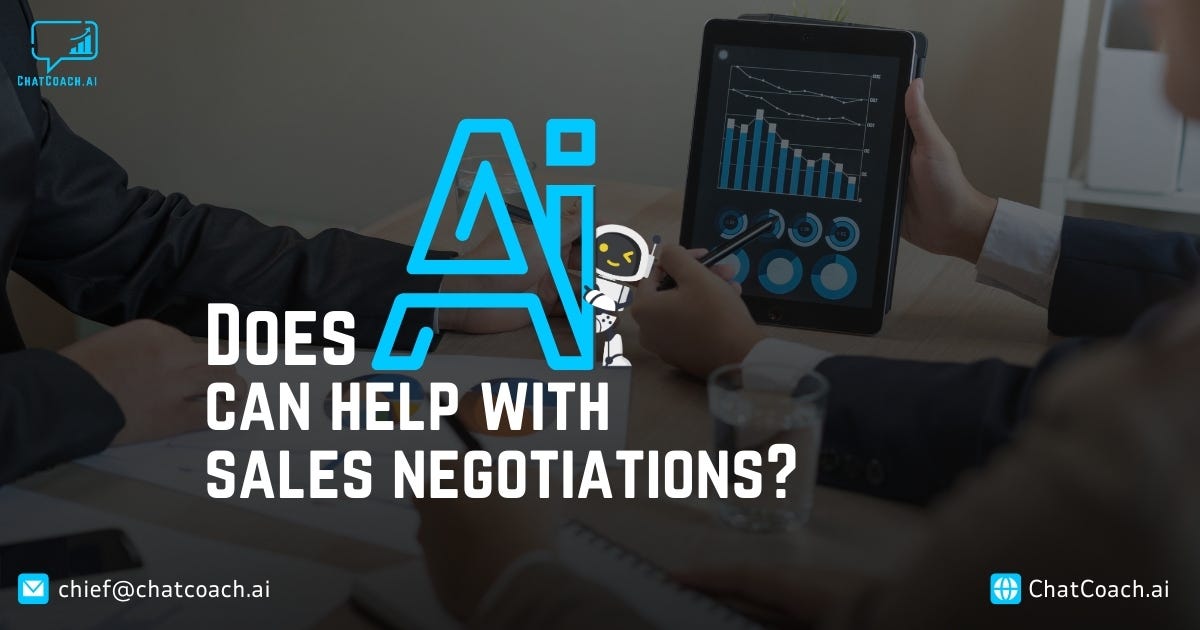 Does AI can help with sales negotiations?