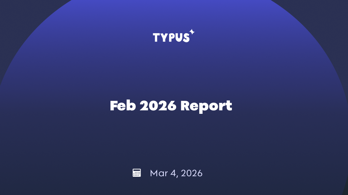 Typus Feb Update: Perps Gains Traction With Real-World Commodities